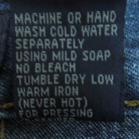 BAILEY'S POINT GIRL'S SIZE 12 JEANS MED BLUE SLUB DENIM FLARE LEG METAL EYELETS - Picture 13 of 13